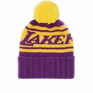 RARE NBA x The Elder Statesman Cashmere Lakers beanie
